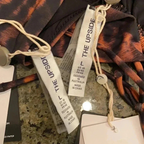 The upside SZ L Animal Print two piece bikini - Picture 9 of 10